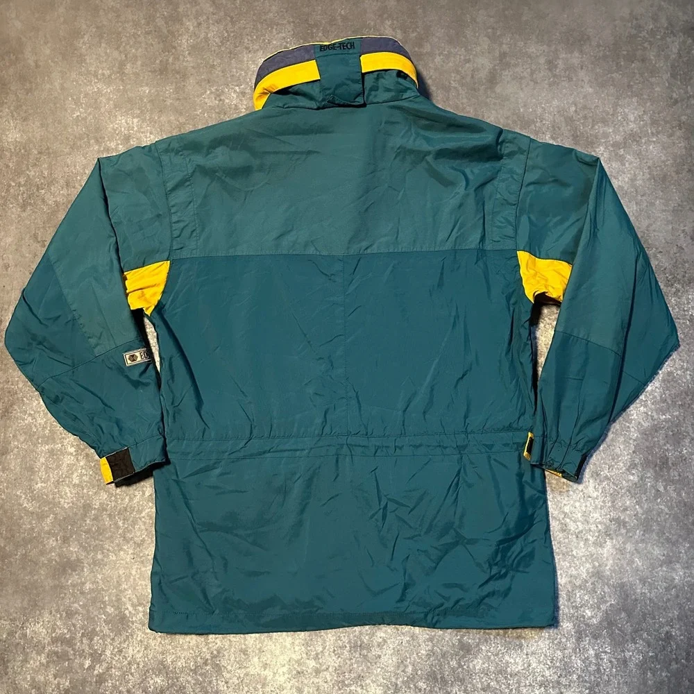 Vintage EDGE TECH Mens Ski Snowboard Jacket Waterproof Windproof Size XL Gorp - Picture 2 of 6